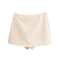 TFMLN New Spring Solid Skort Womens Fashion SideZipper Mini ShortsSkirt System 7