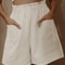 Womens Summer Loose Casual Shorts HighWaist WideLeg Sports Leisure Comfort System 4