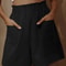 Womens Summer Loose Casual Shorts HighWaist WideLeg Sports Leisure Comfort System 8