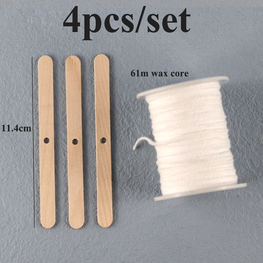 Smokeless PreWaxed Candle Wicks Professional Cotton Core DIY Handmade Candle Tooling System 9