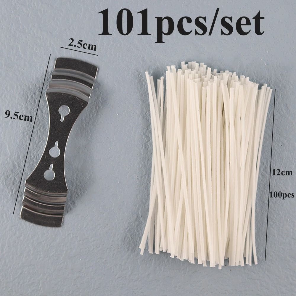 Smokeless PreWaxed Candle Wicks Professional Cotton Core DIY Handmade Candle Tooling System 10