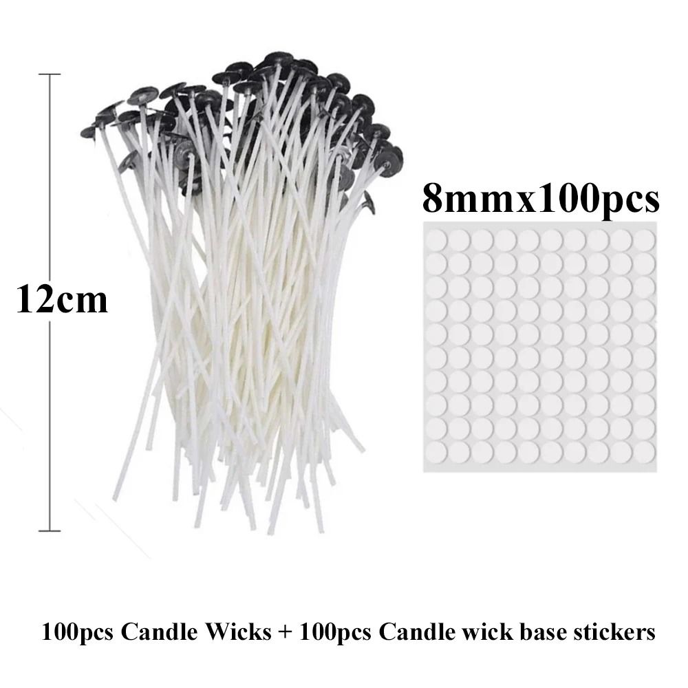 Smokeless PreWaxed Candle Wicks Professional Cotton Core DIY Handmade Candle Tooling System 27