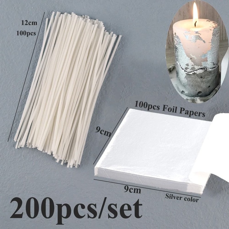 Smokeless PreWaxed Candle Wicks Professional Cotton Core DIY Handmade Candle Tooling System 17
