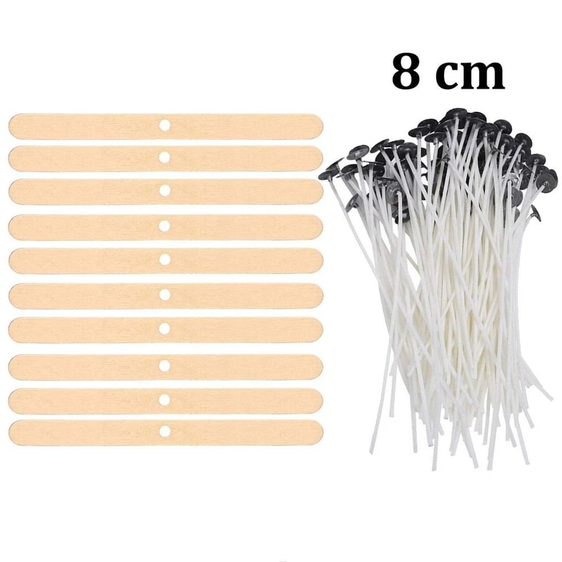 Smokeless PreWaxed Candle Wicks Professional Cotton Core DIY Handmade Candle Tooling System 20