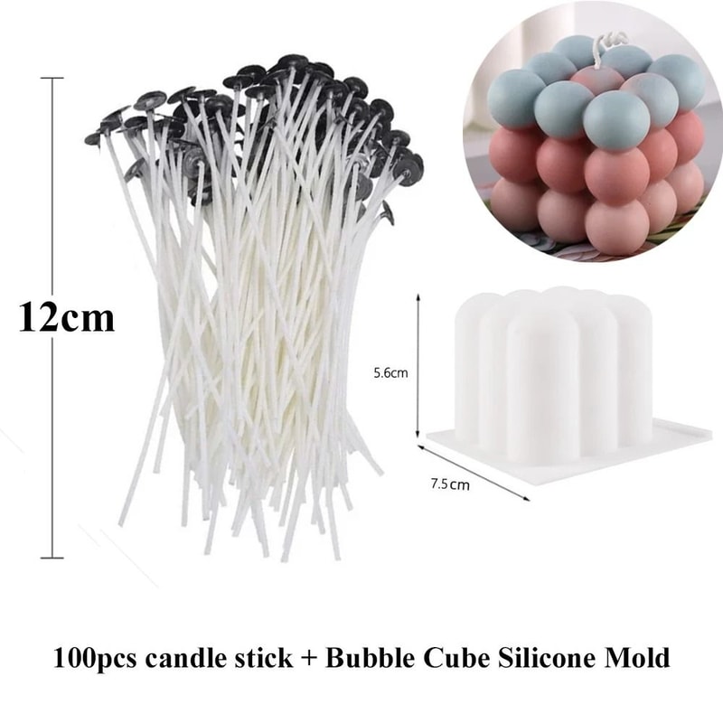 Smokeless PreWaxed Candle Wicks Professional Cotton Core DIY Handmade Candle Tooling System 29