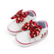 Citgeett Autumn Infant Sneakers Baby Girl Leopard Print Bow Letter First Walking System 3