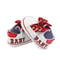 Citgeett Autumn Infant Sneakers Baby Girl Leopard Print Bow Letter First Walking System 6