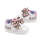 Citgeett Autumn Infant Sneakers Baby Girl Leopard Print Bow Letter First Walking System 7