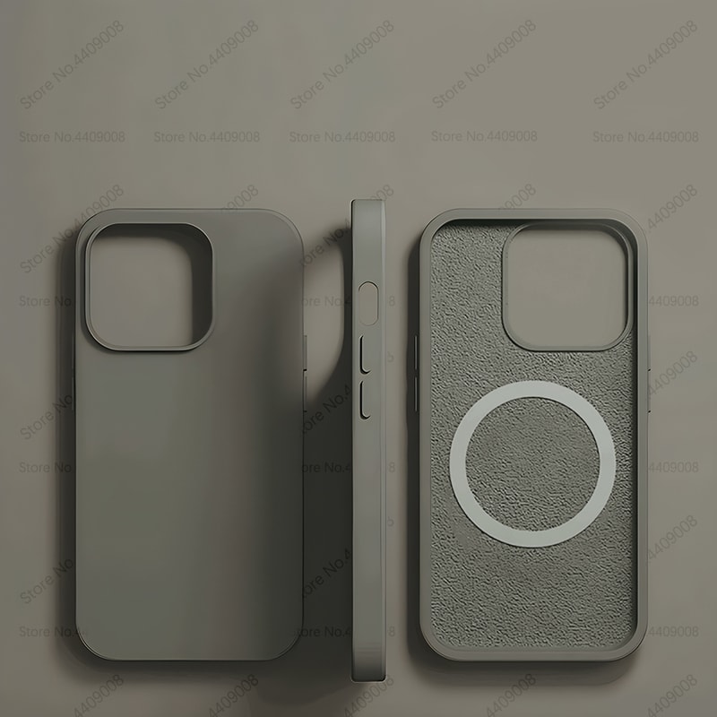 MagSafe Liquid Silicone Case For IPhone Shockproof Wireless Charging Protection 9