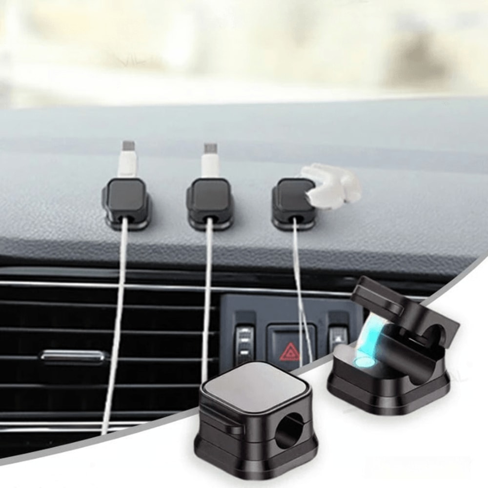 Magnetic Cable Management System 10Piece Set For Car Office Home 0