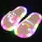 2023 LED Kids LightUp Slippers Professional Bathroom Sandals Toddler Safety Footwear System 6