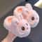 2024 Cute Rabbit Winter Slippers Childrens Fluffy Indoor House Shoes Thermal Comfort System 7