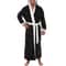 Mens ColorBlock Coral Fleece Bathrobe Professional AutumnWinter Plush Home Gown Sleepwear System 2