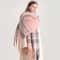 Korean Winter Imitation Cashmere Scarf Premium Thick Warm Shawl Tassel Blanket System 0