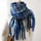 Korean Winter Imitation Cashmere Scarf Premium Thick Warm Shawl Tassel Blanket System 9