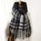 Korean Winter Imitation Cashmere Scarf Premium Thick Warm Shawl Tassel Blanket System 12