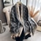 Luxury Plaid CashmereFeel Scarf Womens Winter Pashmina Shawl Heavyweight Blanket Wrap System 7