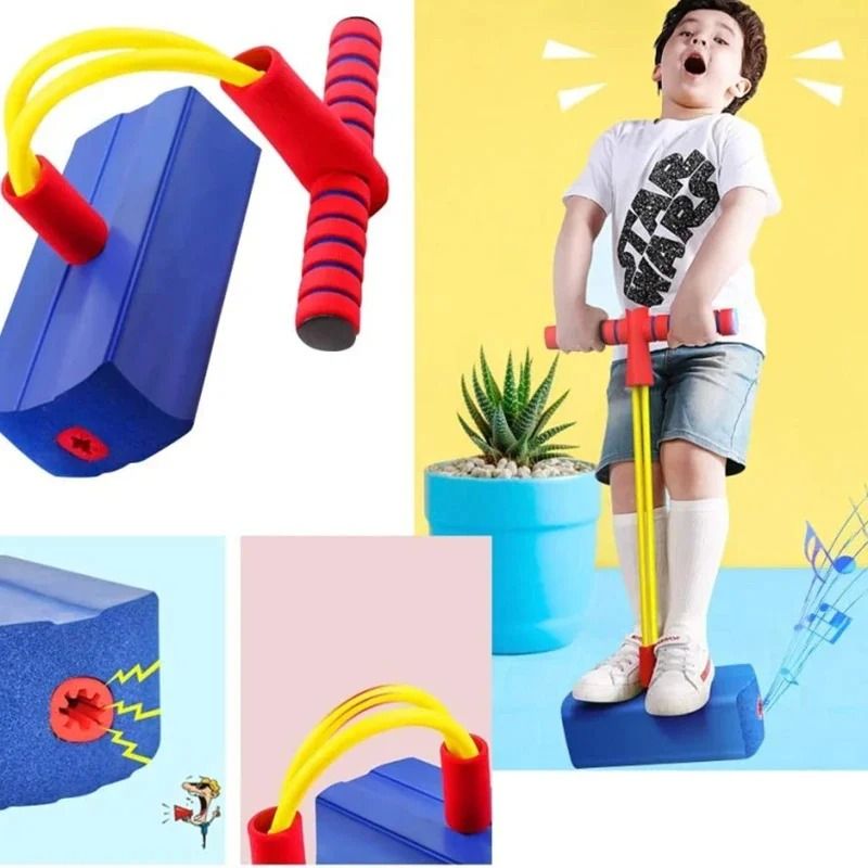 Kids Foam Pogo Jumper System Professional Growth Balance Training IndoorOutdoor Bouncing Infrastr 3