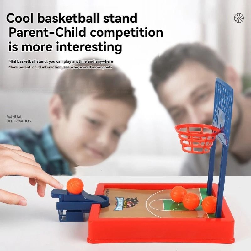 Mini Desktop Basketball System Professional Finger Ejection Shooting Interactive Educational Toy 0