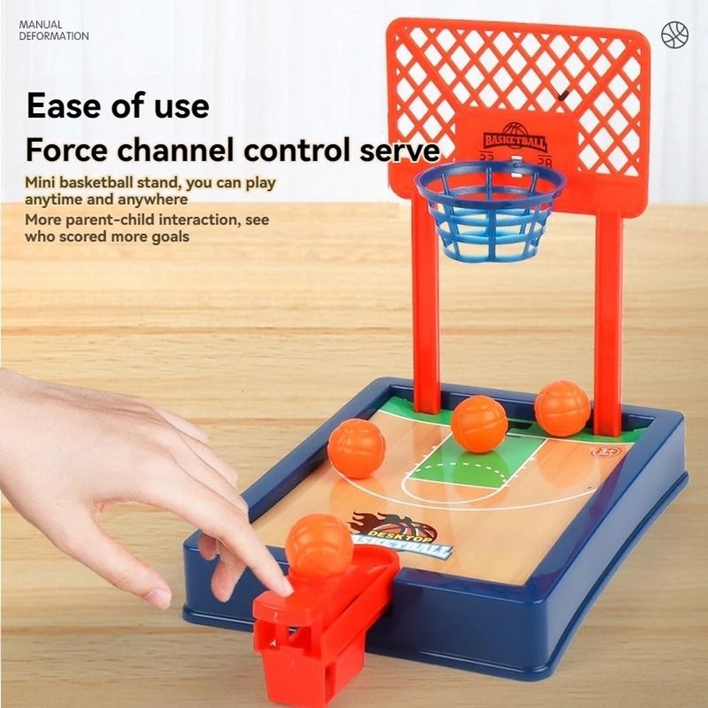 Mini Desktop Basketball System Professional Finger Ejection Shooting Interactive Educational Toy 1