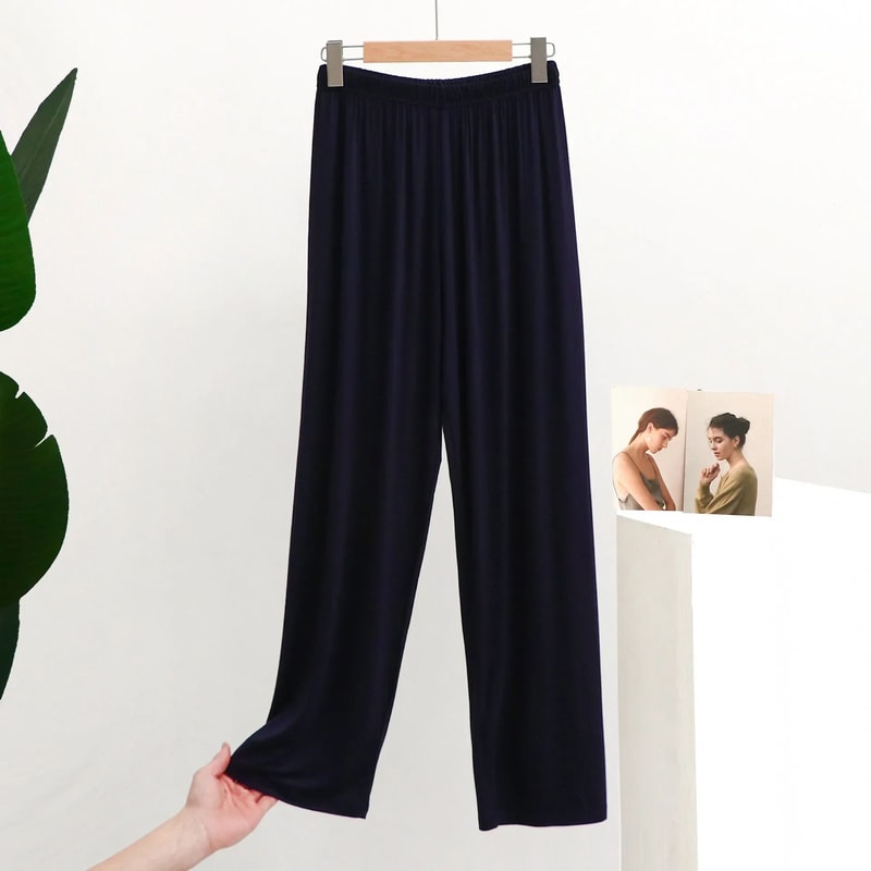 Womens Modal Pajama Pants MosquitoProof Relaxed Sleepwear Smooth Draping Homewear System 12