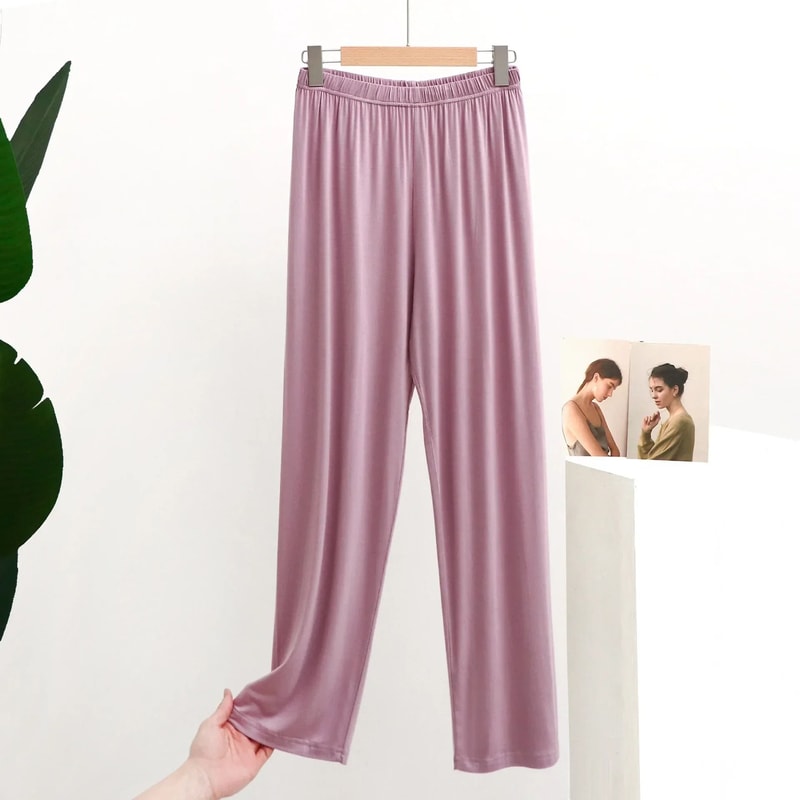 Womens Modal Pajama Pants MosquitoProof Relaxed Sleepwear Smooth Draping Homewear System 2