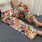 Womens Floral Viscose WideLeg Pants AntiMosquito Drape Loose Straight Pajama System 4
