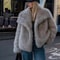 HH Elegant Faux Fur Outerwear System Premium HighStreet Fluffy Lapel Jacket Thermal Fashion Infra 3