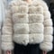2024 Luxury Faux Raccoon Fur Coat Premium Fluffy Winter Jacket Thick Warm Furry Outerwear System 2