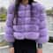 2024 Luxury Faux Raccoon Fur Coat Premium Fluffy Winter Jacket Thick Warm Furry Outerwear System 18