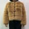 2024 Luxury Faux Raccoon Fur Coat Premium Fluffy Winter Jacket Thick Warm Furry Outerwear System 3