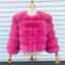 2024 Luxury Faux Raccoon Fur Coat Premium Fluffy Winter Jacket Thick Warm Furry Outerwear System 5