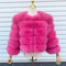 2024 Luxury Faux Raccoon Fur Coat Premium Fluffy Winter Jacket Thick Warm Furry Outerwear System 5