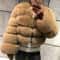 2024 Luxury Faux Raccoon Fur Coat Premium Fluffy Winter Jacket Thick Warm Furry Outerwear System 28