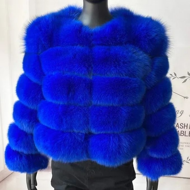 2024 Luxury Faux Raccoon Fur Coat Premium Fluffy Winter Jacket Thick Warm Furry Outerwear System 20