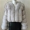 Luxury VNeck Faux Fox Fur Coat Chic Winter Teddy Jacket HighFashion Outerwear System 15