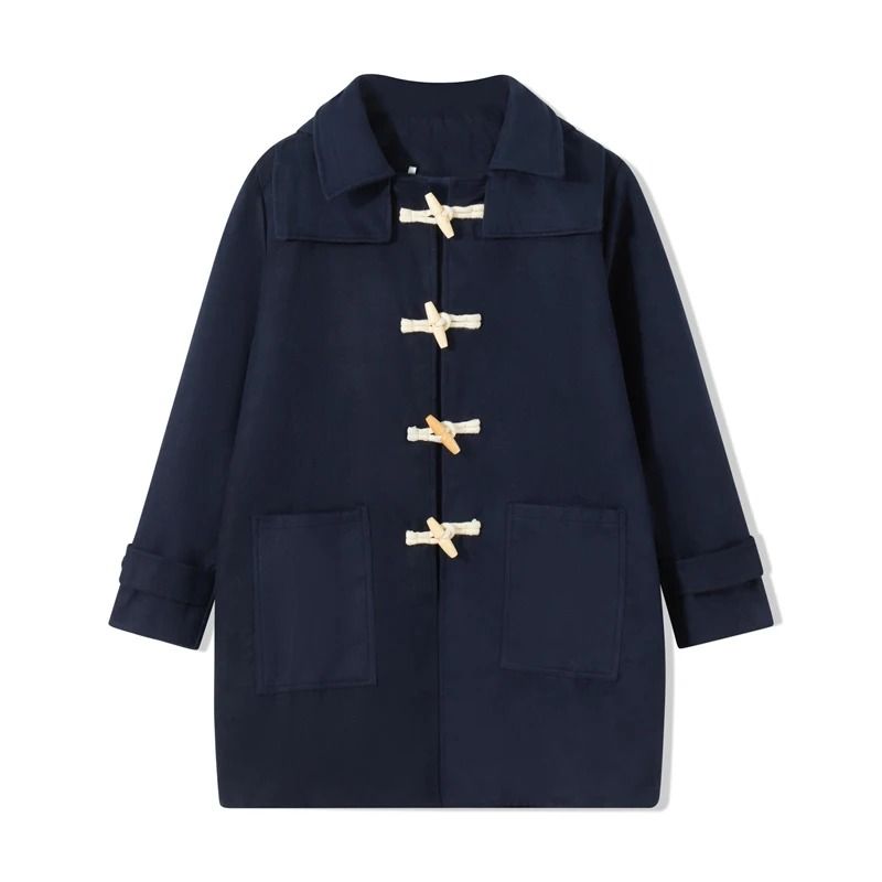 Mens Classic Winter Duffle System Premium Wool Blend Loose Fit Hooded Outwear Toggle Hardware Inf 4