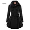 Womens Slim SherpaWool System Premium DoubleBreasted Padded Coat England Style Trench Infrastruct 3