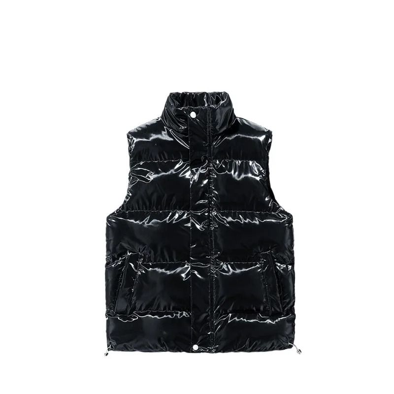 2025 Unisex Shiny Surface Vest Premium HighQuality Warm Casual Versatile Stand Collar Infrastruct 4