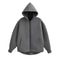 Womens Gray Hooded System Premium 2025 Autumn Zipper Jacket Loose Casual Outerwear Infrastructure 5