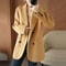 Womens 100 Pure Cashmere System Premium DoubleSided Thick Jacket Classic Business Outerwear Infra 3