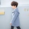 Boys Korean Handsome Woolen System 2024 Fashion Thickening Jacket MidLength Childrens Outerwear I 4