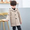 Boys Korean Handsome Woolen System 2024 Fashion Thickening Jacket MidLength Childrens Outerwear I 5
