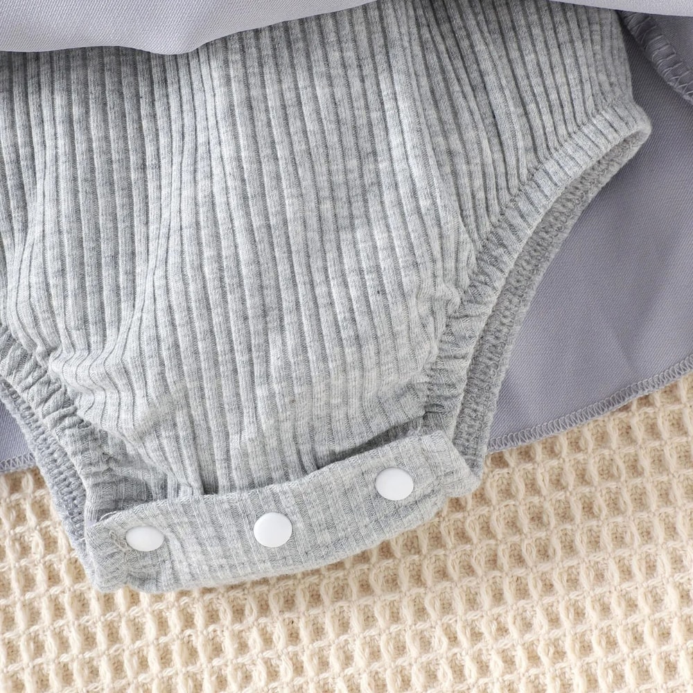 Baby Girl Creepy Clown Cosplay Costume Premium Layered Gray Joker Dress Romper Halloween Party Ou 5