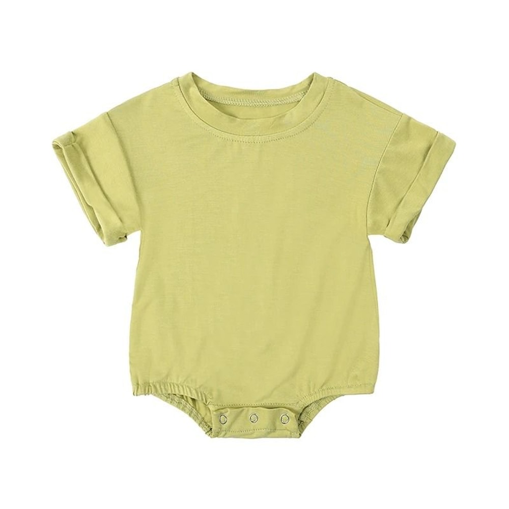 2026 Newborn Bamboo Fiber Romper Premium Short Sleeve Infnat Jumpsuit EcoFriendly Summer Body Clo 9