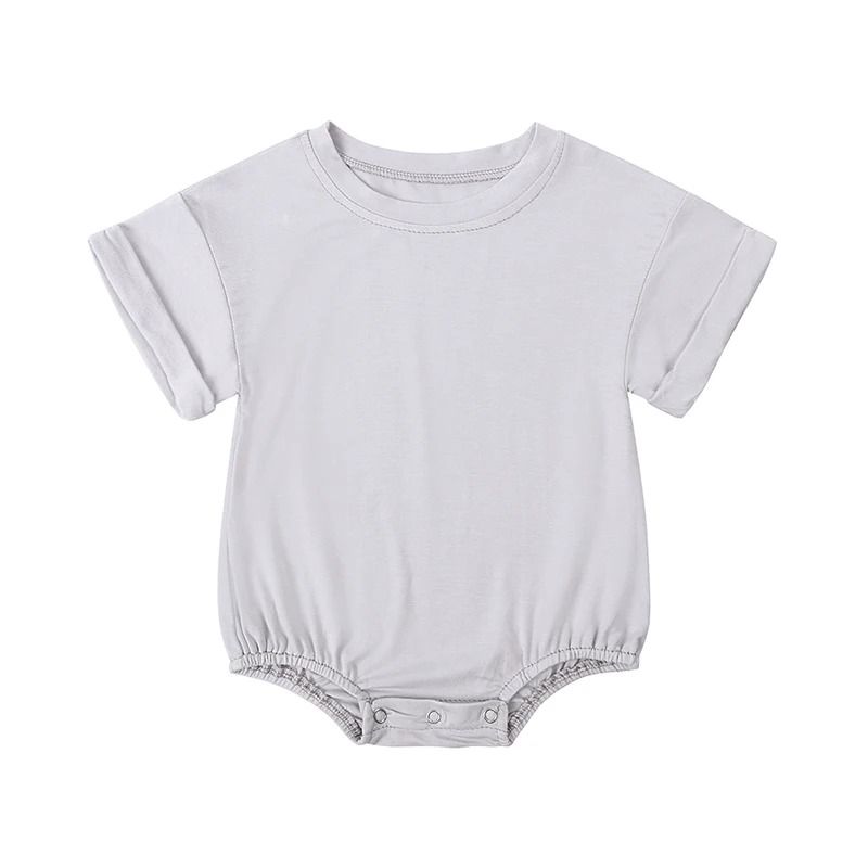 2026 Newborn Bamboo Fiber Romper Premium Short Sleeve Infnat Jumpsuit EcoFriendly Summer Body Clo 6