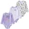 Kiddiezoom 3Pack Newborn Cartoon Bodysuits Premium 100 Cotton Long Sleeve Soft Infant Onesies 10