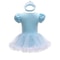 Baby Girls Princess Tutu Dress Premium Anna Elsa Snow Queen Infant Romper Birthday Costume System 3