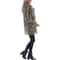Womens Leopard Faux Fur Coat Premium Winter Streetwear Overcoat Casual TurnDown Collar Jacket 4