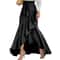 Womens Sexy HighWaist Fishtail Skirt Premium Irregular Lace Decoration Belted Skirt Elegant Fashi 0